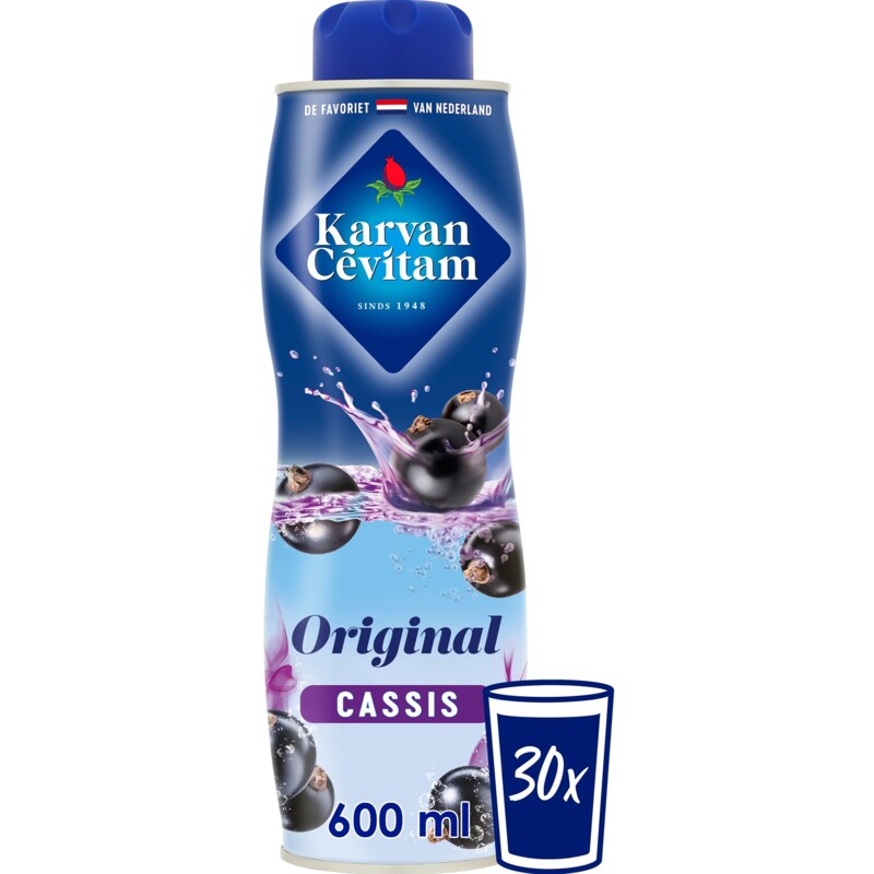 Een afbeelding van Karvan Cévitam Original cassis siroop