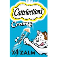 Een afbeelding van Catisfactions Kattensnack creamy met zalige zalmsmaak