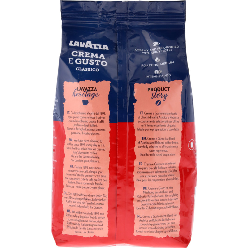 Een afbeelding van Lavazza Crema e gusto classico koffiebonen