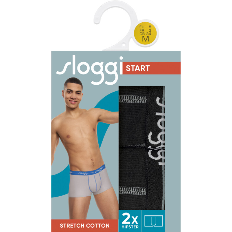 Een afbeelding van Sloggi Hipster zwart maat XL