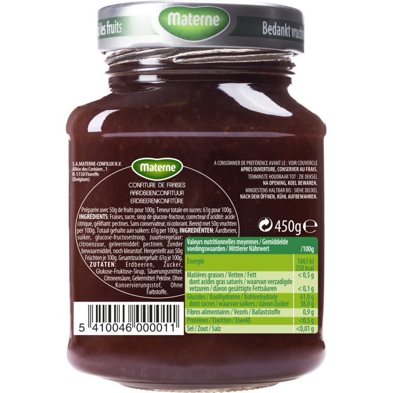 Een afbeelding van Materne Aardbeien BEL