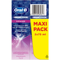 Een afbeelding van Oral-B 3D White vitalize tandpasta 2-pack