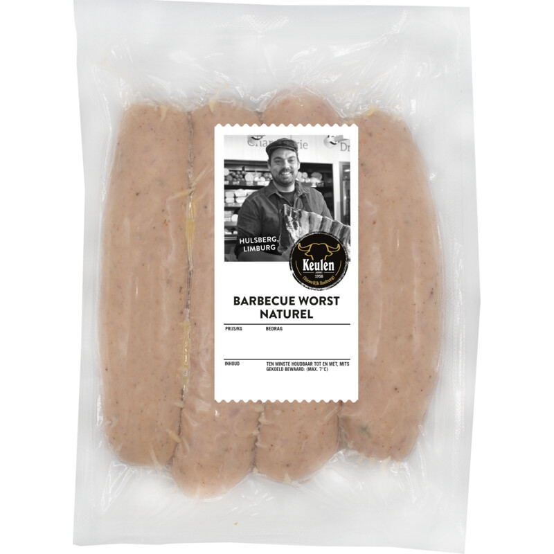 Een afbeelding van Streeckgenoten BBQ worst naturel