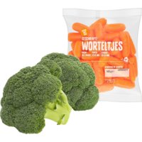 Een afbeelding van AH Wortel en broccoli pakket