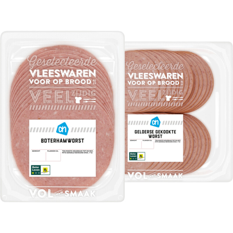Een afbeelding van AH vleeswaren pakket