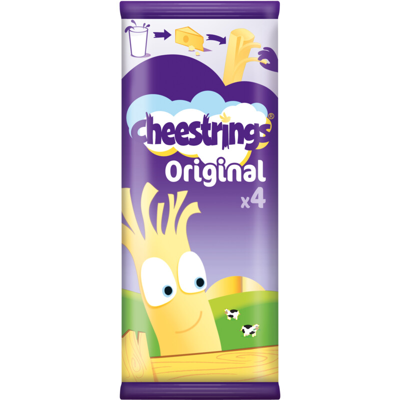 Een afbeelding van Cheestrings Cheesstrings naturel kaas 40+