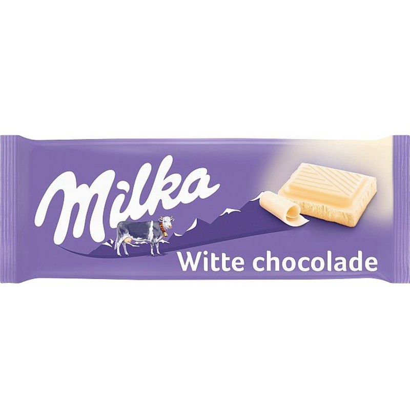 Een afbeelding van Milka Reep witte chocolade