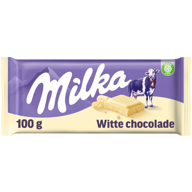 Een afbeelding van Milka Witte chocolade
