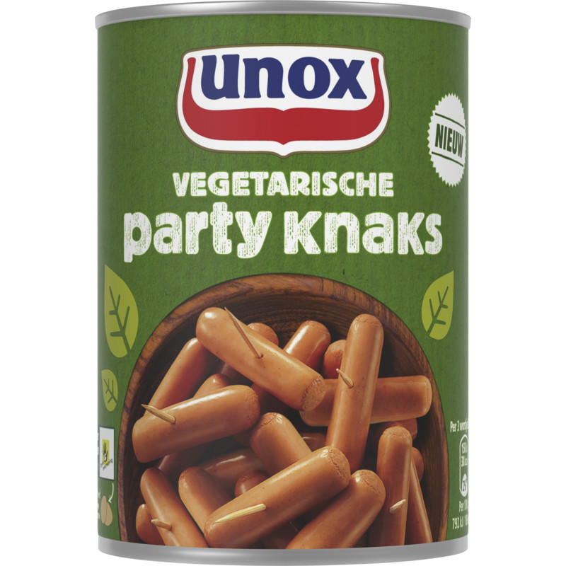 Een afbeelding van Unox Vegetarische party knaks