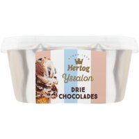 Een afbeelding van Hertog Ijssalon mini ijs 3 chocolades