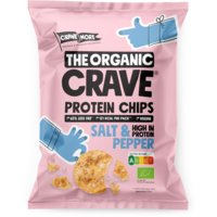 Een afbeelding van The Organic Crave Salt & pepper protein chips