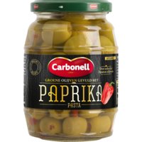 Carbonell Groene olijven gevuld met paprikapasta