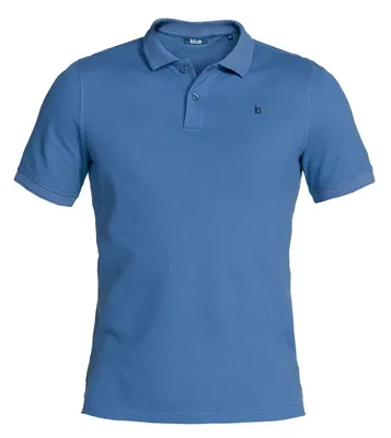 pdp-image-Blue Heren polo jeans blauw XXL