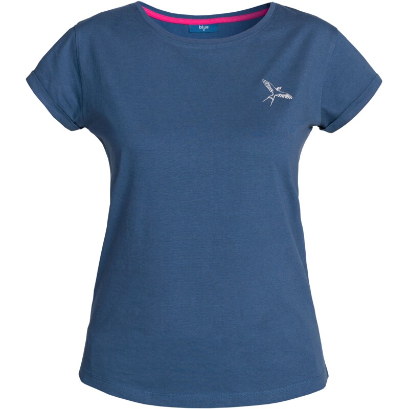 Een afbeelding van Blue Dames shirt blauw L