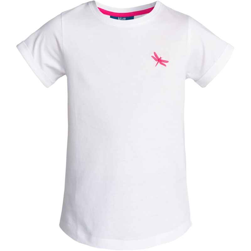 Een afbeelding van Blue Meisjes t-shirt wit 146-152