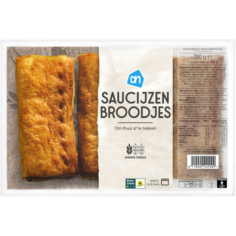 Een afbeelding van AH Saucijzenbroodjes