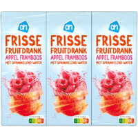 Een afbeelding van AH Frisse fruitdrank appel framboos