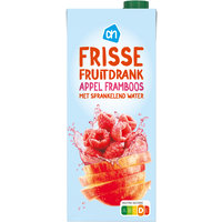 Een afbeelding van AH Frisse fruitdrank appel framboos