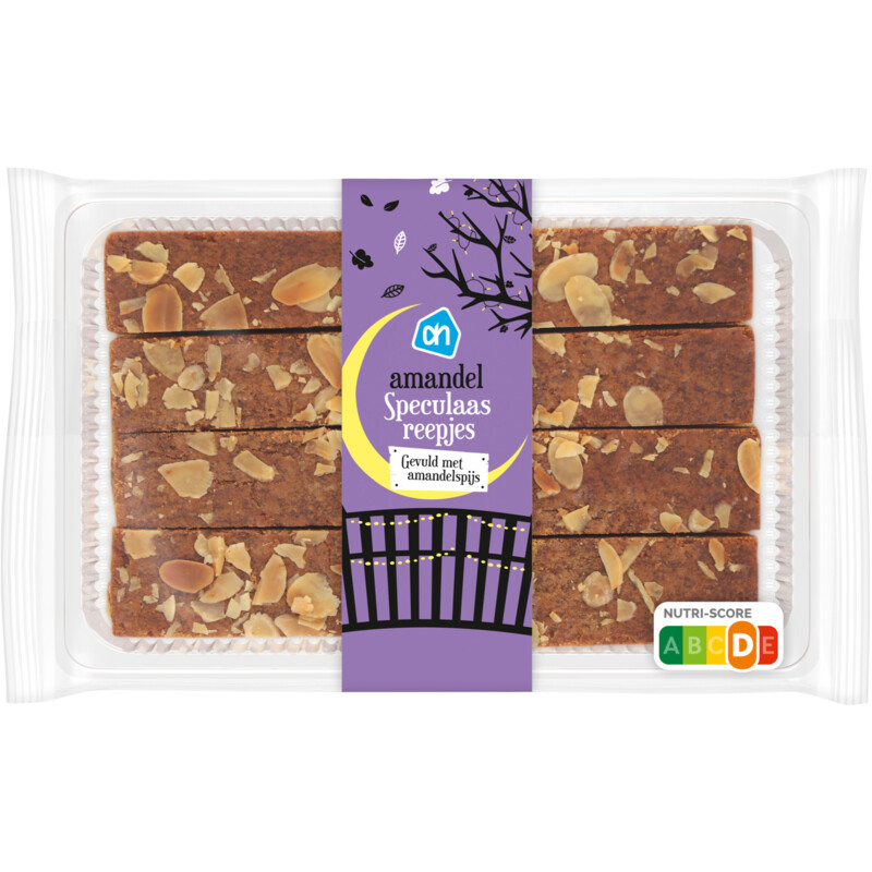 Een afbeelding van AH Amandel speculaas reepjes