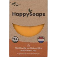 Een afbeelding van HappySoaps Happy body bar arganolie en rozemarijn