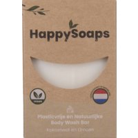 Een afbeelding van HappySoaps Happy body bar kokosnoot & limoen