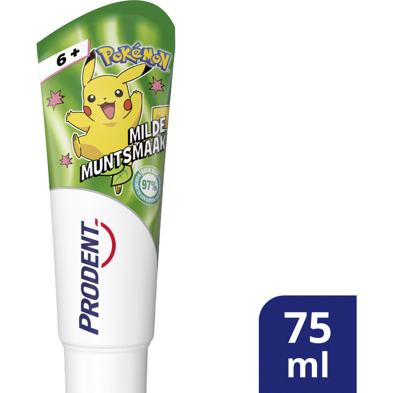 Een afbeelding van Prodent Pokmon 6+ milde muntsmaak tandpasta