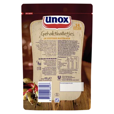 pdp-image-Unox Gehaktballetjes in pittige satésaus