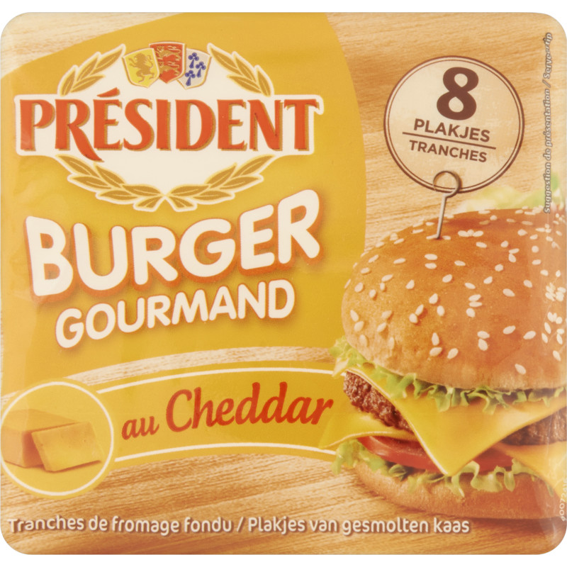Een afbeelding van Président Burger gourmand au cheddar