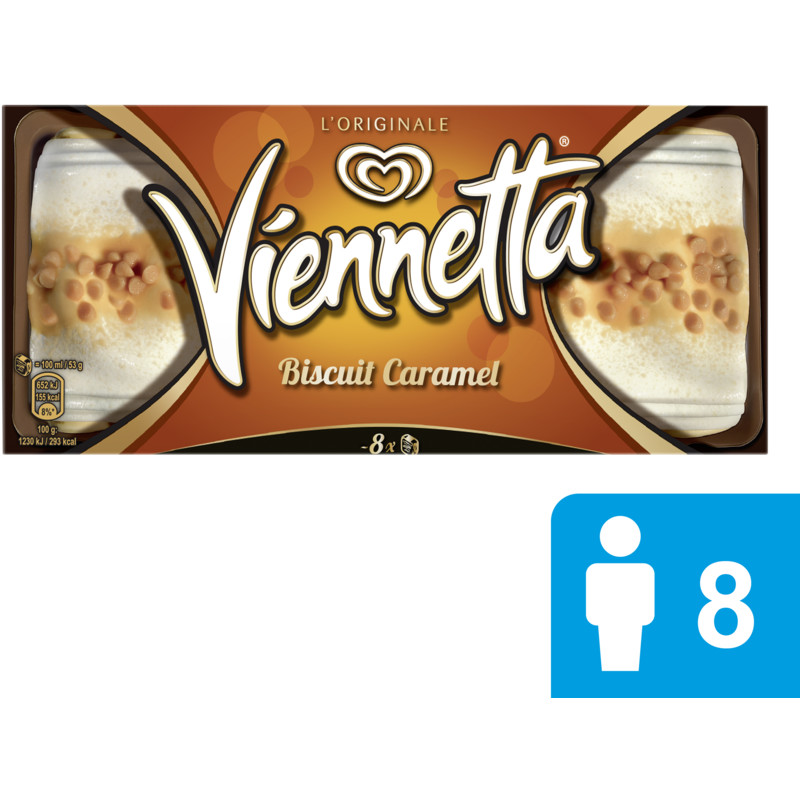 Een afbeelding van Viennetta Biscuit caramel