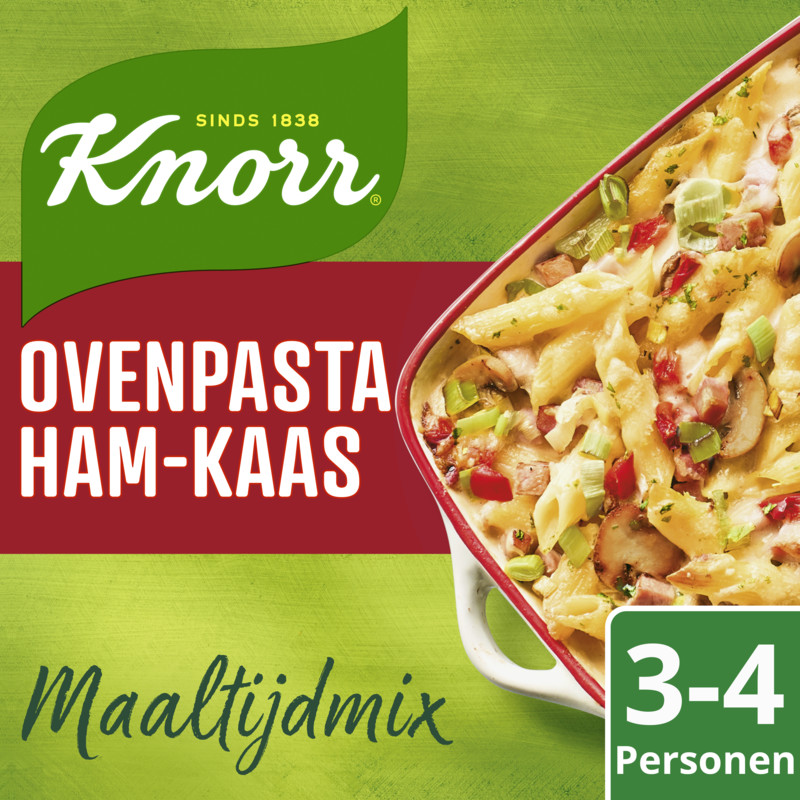 Een afbeelding van Knorr Mix voor ovenpasta ham-kaas