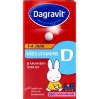 Afbeelding van Dagravit Kids vitamine D tabletten