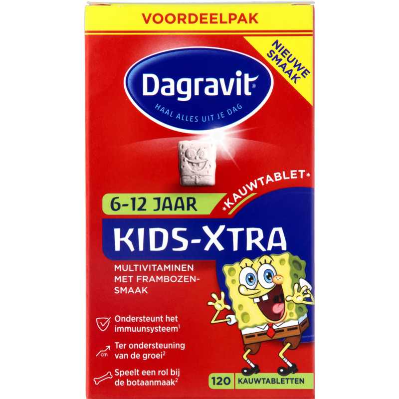 Een afbeelding van Dagravit Kids-xtra 6-12 jaar tabletten