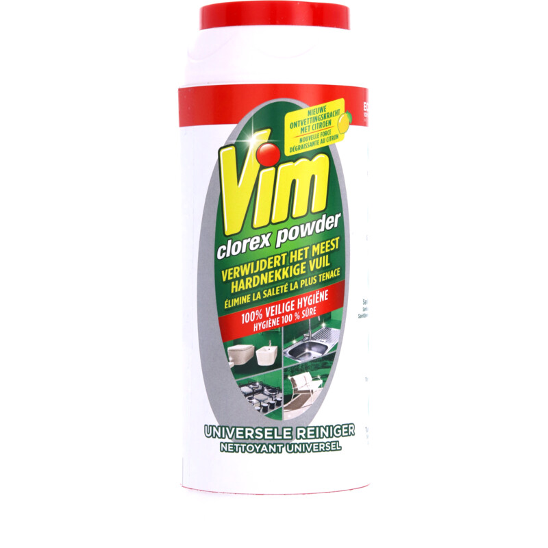 Een afbeelding van Vim Schuurpoeder citroen fris