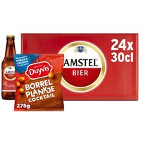 Een afbeelding van Amstel & Duyvis bier & nootjes borrel pakket