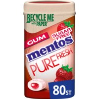 Een afbeelding van Mentos Gum Pure fresh strawberry