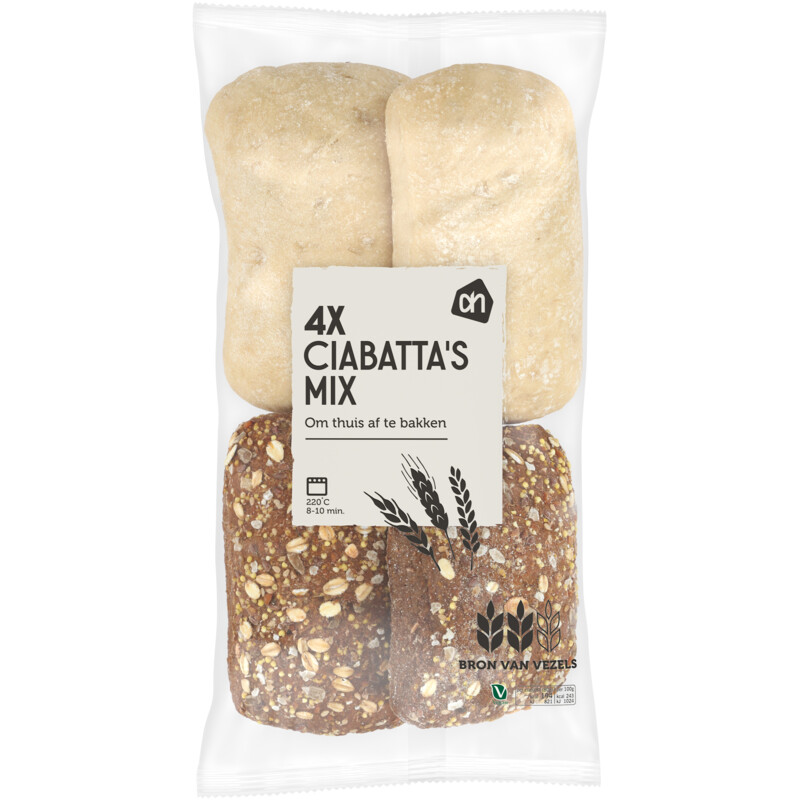 Een afbeelding van AH Ciabatta's mix