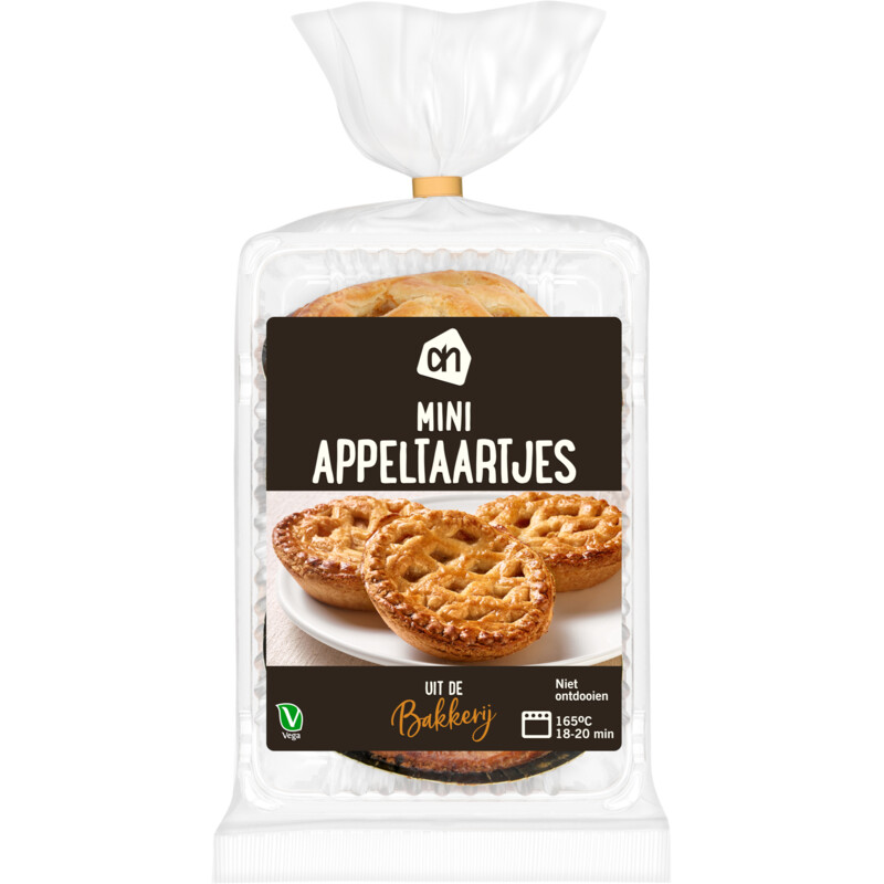 Een afbeelding van AH Diepvries mini appeltaartjes
