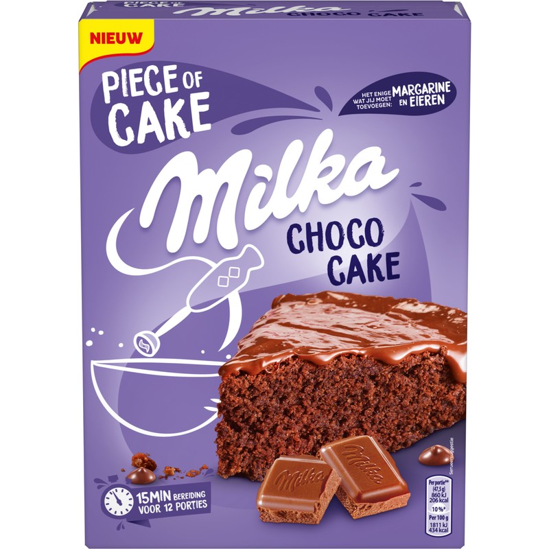 Een afbeelding van Milka Bakmix choco cake