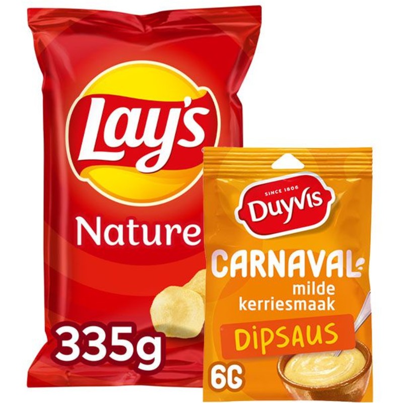 Een afbeelding van Lay's & Duyvis borrel chips dipping pack