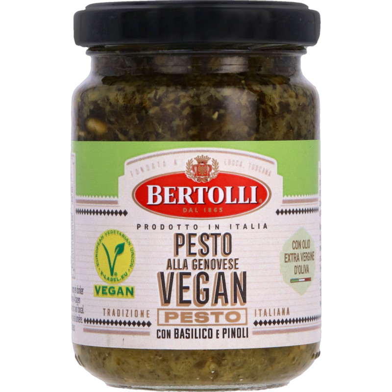Een afbeelding van Bertolli Pesto alla Genovese vegan