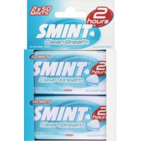 Een afbeelding van Smint Clean breath intense mint 2-pack