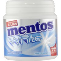 Een afbeelding van Mentos Gum White sweet mint
