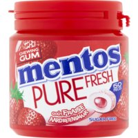 Een afbeelding van Mentos Gum Pure fresh strawberry gum sugarfree