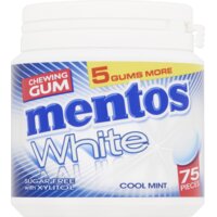 Een afbeelding van Mentos Gum White cool mint