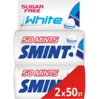 Een afbeelding van Smint White peppermint sugarfree 2-pack