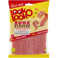 Een afbeelding van Look-O-Look Zure streken aardbei smaak value pack