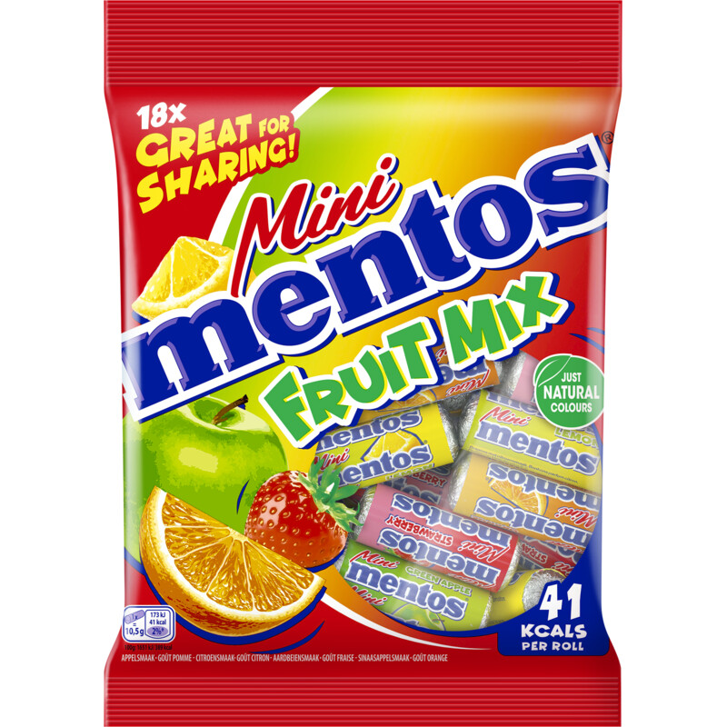 Een afbeelding van Mentos Mini fruit