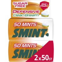 Een afbeelding van Smint Defensive orangemint clean breath 2-pack