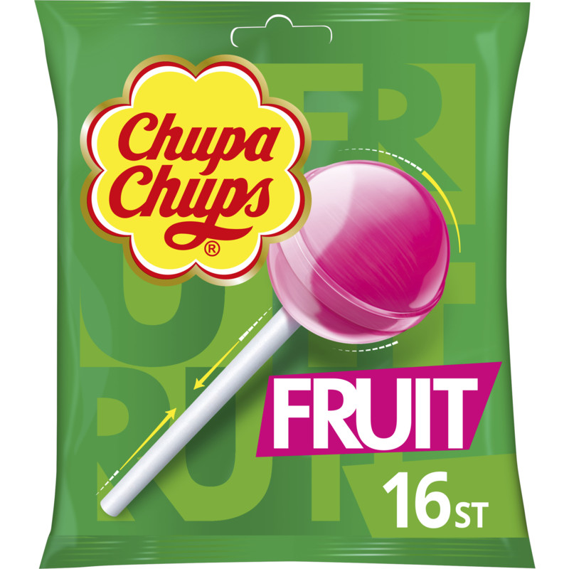 Een afbeelding van Chupa Chups Fruit lolly's