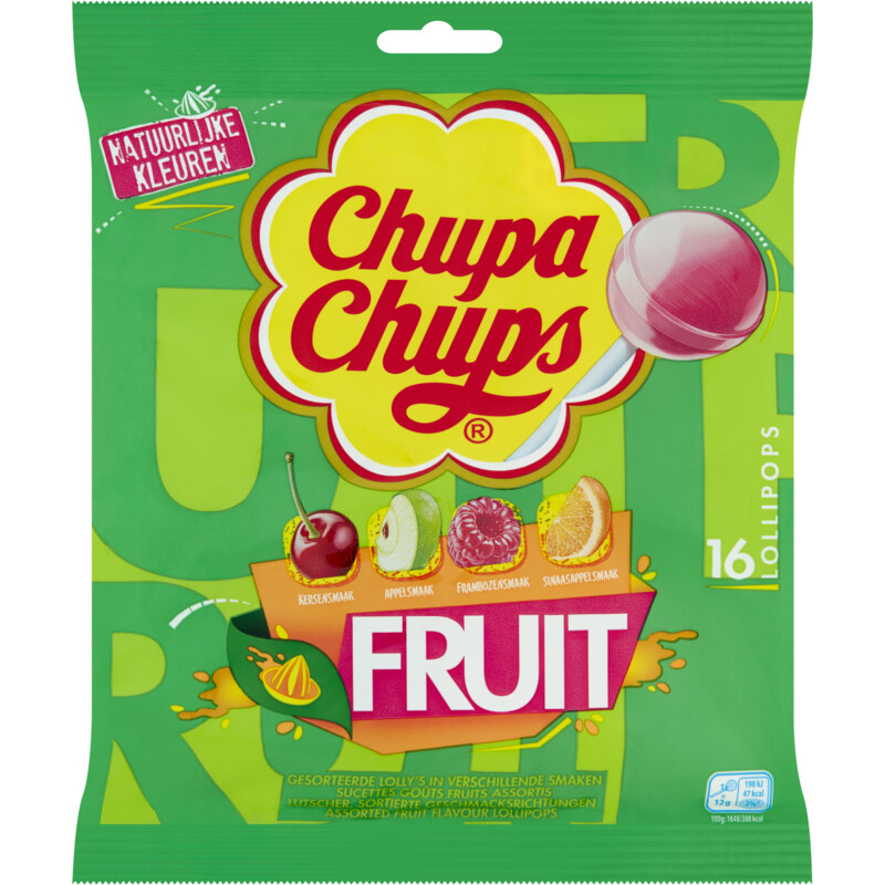 Een afbeelding van Chupa Chups Fruit lolly's